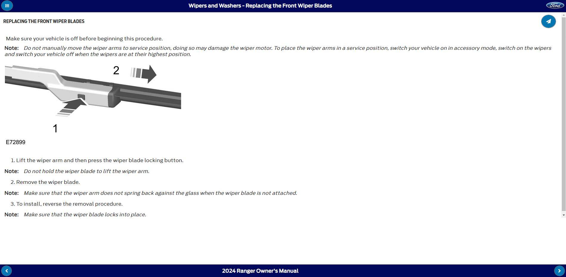 Ford Ranger Lifting windshield whipper's scraping paint off the hood Screenshot 2025-02-11 142952