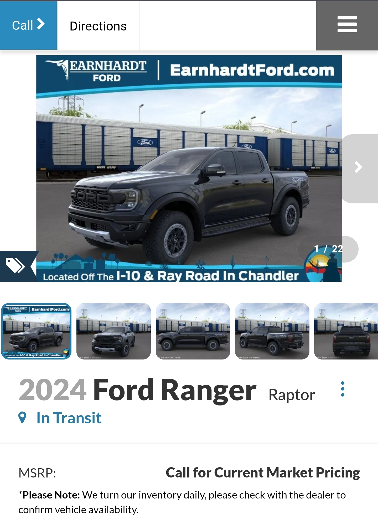 Ford Ranger $20,000 Markup on Raptor Screenshot_20240221_194131_Chrome