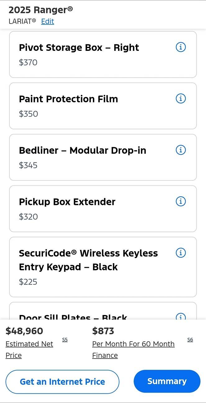 Ford Ranger 2025 Order update Screenshot_20250320_211721_Edge