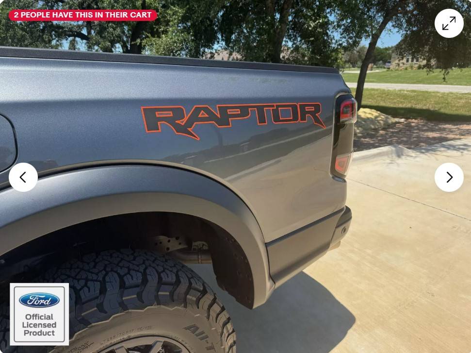 Ford Ranger What did you do to your Ranger Raptor Today? Side Decal RMG