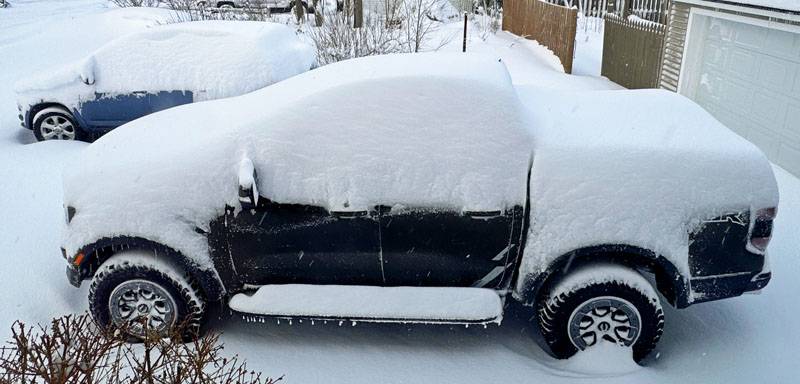 Ford Ranger New Raptor - welcome to the land of the wind chill factor SnowRap s