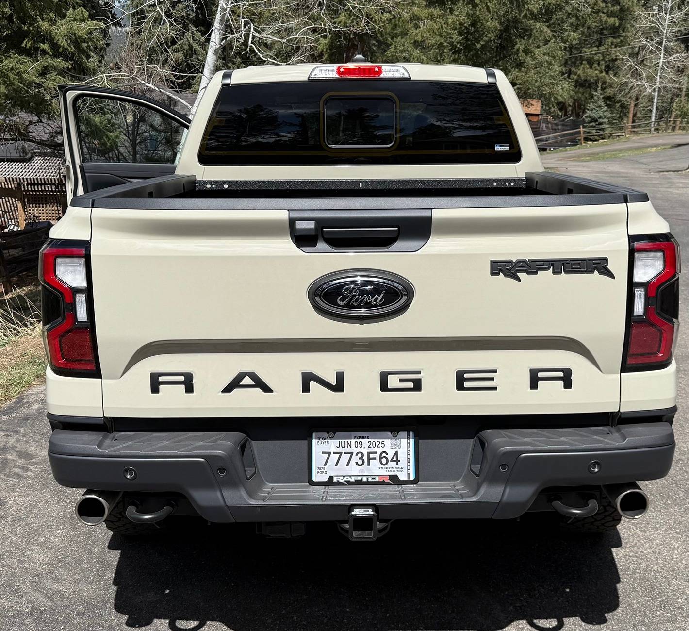Ford Ranger What did you do to your Ranger Raptor Today? tailgate-letters