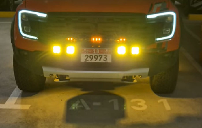 Underglow lighting installed for off-roading