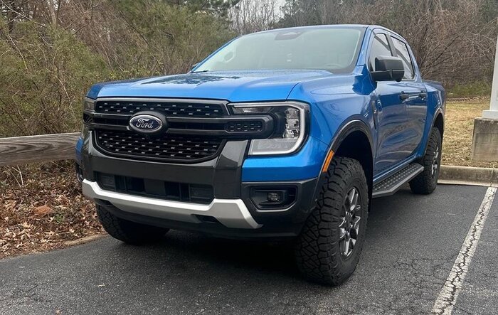 Leveled 2024 Ranger XLT with 1" inch spacers