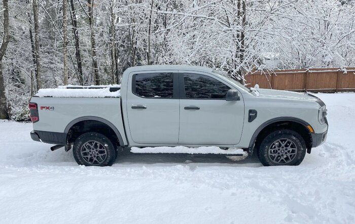 OEM Goodyear Wrangler Tires performance - first time in the snow