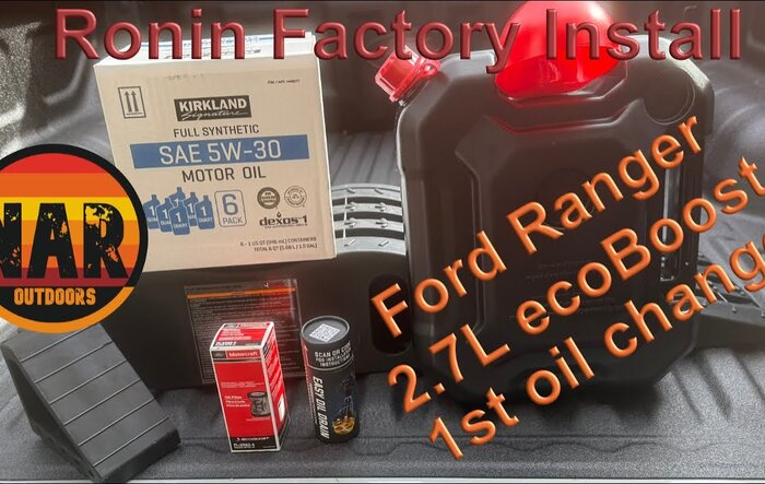 2.7L oil change + Ronin Factory Drain Plug install!