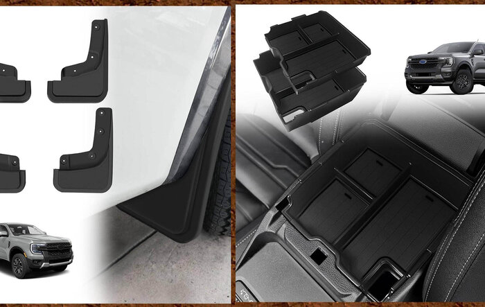 🎉 Show Off Your Ranger | Win a FREE Muslogy Upgrade Kit (Custom Mud Flaps + Center Console Storage Box)!