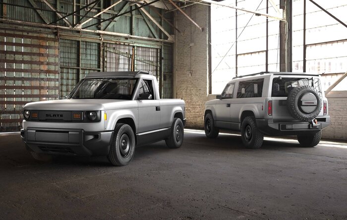 SLATE Truck revealed as modular Pickup & SUV. Priced under $20K after incentive