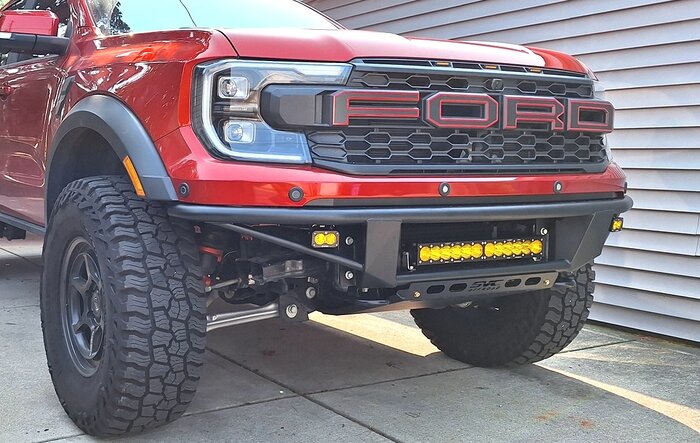 SVC front bumper + lighting installed