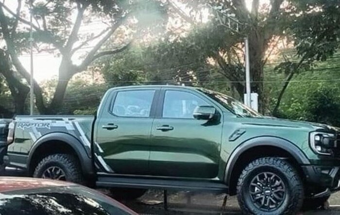 Next Gen 2024 Ranger Raptor Spotted in Eruption Green!