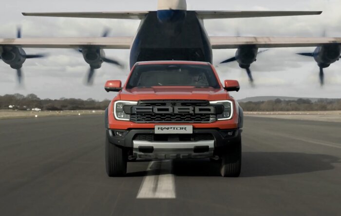 Ranger Raptor Ad Featuring "Epic Bad-Ass Professional Stunt Drivers"