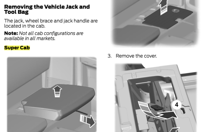 SuperCab 2024 Ranger Confirmed in Owner's Manual