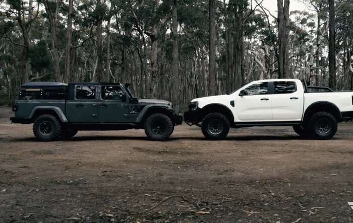 Modified 6th Gen Ranger in Action (w/ Jeep Gladiator)!