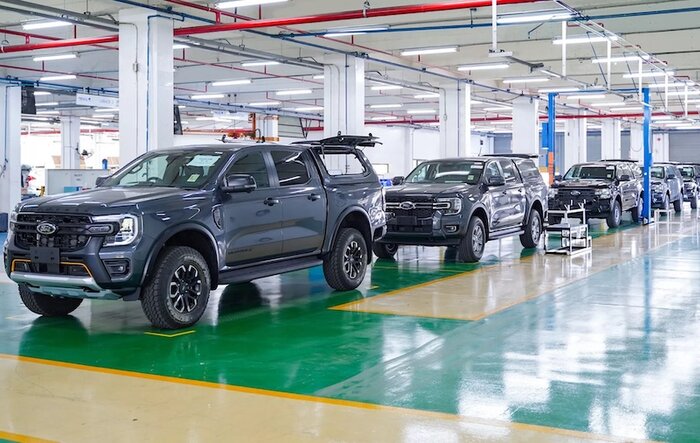Ford Vehicle Personalization Centers (VPCs) Outfitting Aussie-Bound Rangers in Thailand with OEM Factory Accessories