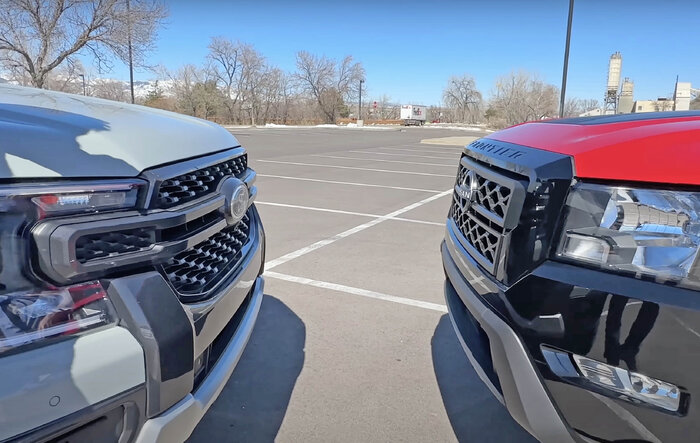 2024 Ranger vs. Nissan Frontier comparison by TFL