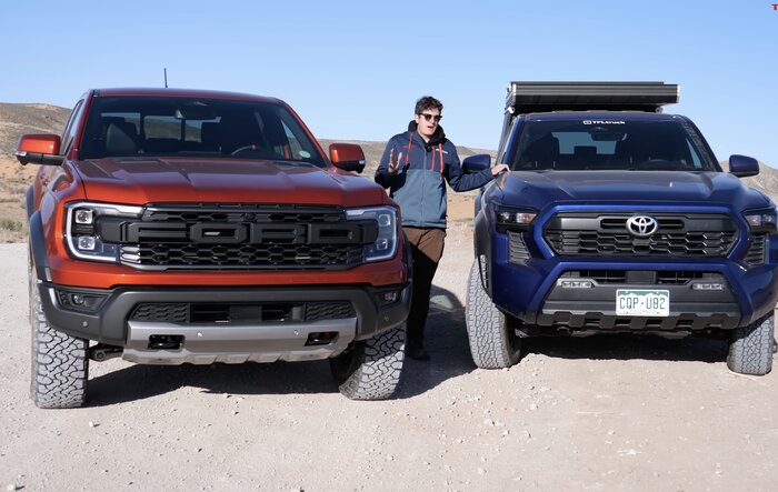 Review: Can the All-New Toyota Tacoma Keep Up With a Ranger Raptor Off-Road?