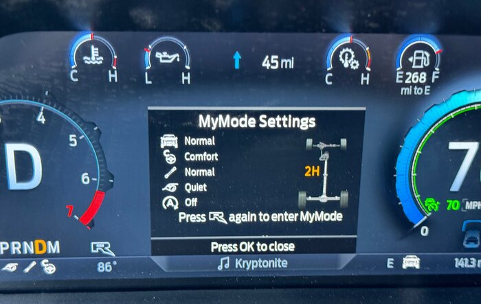 What's your preferred Ranger Raptor MyMode Settings?