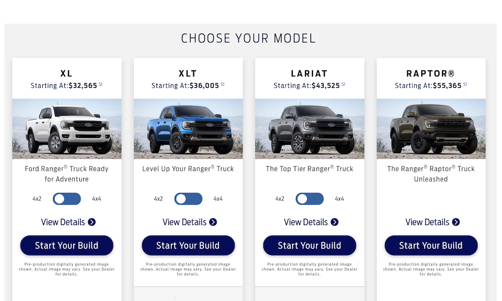 2024 Ranger & Ranger Raptor Build & Price Configurator Is Live